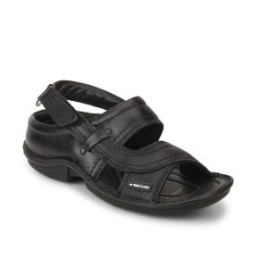 Redchief Men’s Leather Sandals Rc-0247 Black