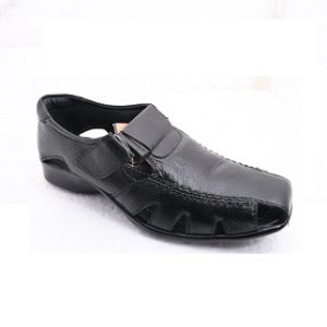 Bling Men’S Leather Sandals 04 Black