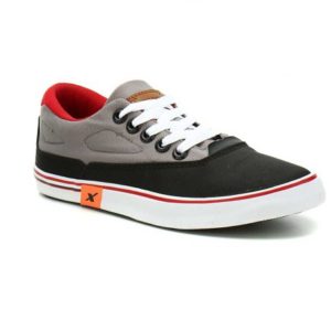 Sparx  SM-322 Canvas Shoes For Men  (Black, Grey)