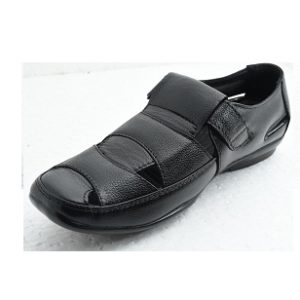 New Park Men’S Leather Sandals 829 Black