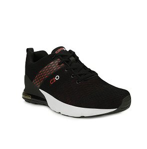 Campus Men’s Baleno Running Shoes Black And Red