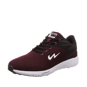 Campus Men’s Royce-2 Running Shoes Wine And Black